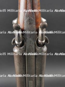 Fusil juxtaposé à chiens externes calibre 12-65 signé Schneider Inventeur Breveté à Paris 1850-1872 — photo 22