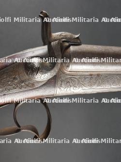 Fusil juxtaposé calibre 16/65 à broche — miniature 16