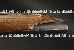Superbe et rare paire de pistolets à double canons fin XVIIIe Canon Tordu garnitures en argent, platines silex transformées à percussion — photo 6