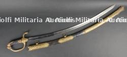 Sabre d'officier supérieur de cavalerie légère An XII et Empire