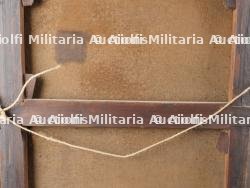 Huile sur toile représentant un cuirassier français 1er Empire avec un drapeau autrichien capturé — miniature 9