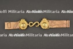 Petites boucles de ceinture porte-épée d'officier général Monarchie de Juillet — miniature 1