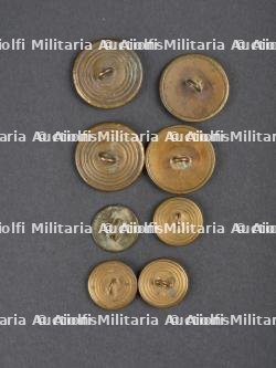 Ensemble de boutons de l'Etat Major des Places modèle 1818 — miniature 2