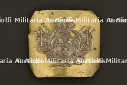 Plaque de ceinturon d'officier - Restauration
