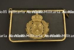 Coffret de giberne d'officier de cavalerie - Restauration