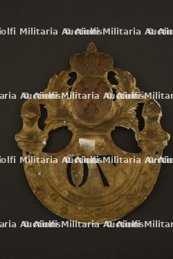 Plaque de Shako 1816 d'un officier de la 70e Légion de Saône et Loire — miniature 2