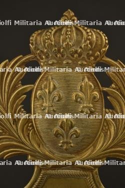 Plaque de Shako 1816 d'un officier de la 70e Légion de Saône et Loire — miniature 3