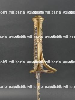 Sabre d'officier de la Garde Nationale de Louis Philippe à lame gravée dorée et bleuie — miniature 14