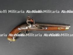 Pistolet de traite à silex fabrication Liégeoise. — miniature 2