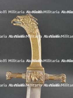 Sabre de tête de colonne poignée tête d'aigle type Garde Impériale — miniature 10