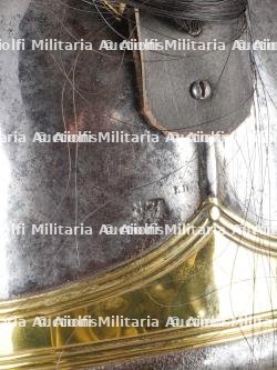 Casque de cuirassier troupe modèle 1830 modifié 1840 — miniature 19