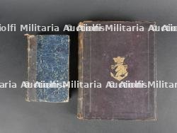 Lot de 2 livres 2nd Empire Annuaire Militaire 1856 et Règlement services maritimes impériaux