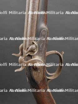 Fusil de chasse à percussion armurier Bazin à Dieppe vers 1850 — miniature 5