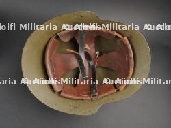 Casque espagnol modèle 1934 avec insigne Phalangiste — miniature 7