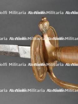 Epée d'officier milieu du XIXe cadeau des anciens sous officiers du 11e de Ligne à leur ancien colonel le Général Bertrand — miniature 10