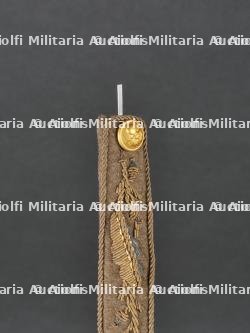 2 fausses jugulaires de képi en passementerie — photo 3