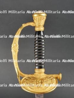 Epée d'officier du Service de Santé modèle 1855 modifié 1872 IIIe République — miniature 8