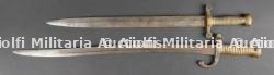 Baïonnette Chassepot 1866 et glaive modèle 1855