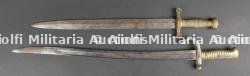 Baïonnette Chassepot 1866 et glaive modèle 1855 — miniature 2