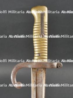 Sabre baïonnette Chassepot modèle 1866 datée 1872 — miniature 13