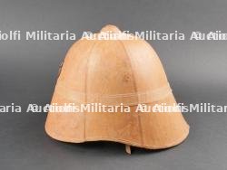 Casque colonial modèle 1886 en cuir — photo 4