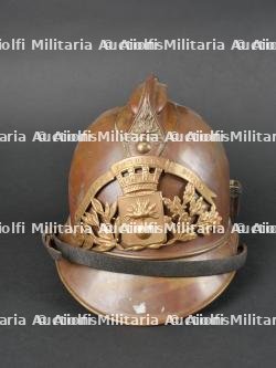 Casque de sapeurs pompiers de l'Hérault modèle 1895