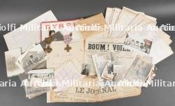 Fort lot de journaux de tranchées et de documents, Paul Bisch