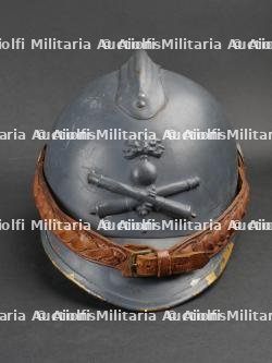 Rare casque d'essai ou bourguignotte d'officier d'artillerie Scott, ayant appartenu à Marcel Communeau, Beauvaisien, ingénieur, officier d'artillerie, aviateur et rugbyman