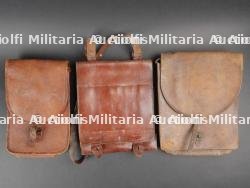 Lot de 3 porte-cartes d'officiers français IIIe République, France 40 et anglais