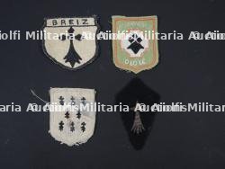 Lot d'écussons et insignes nationalistes bretons