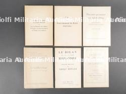 Ensemble de publications en langue française, discours du chancelier et ministres allemands