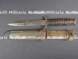 Poignard de combat américain USM3 Utica fourreau USM8 armée française Indochine