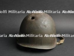 Casque de la 2ème DI US avec impact et identifié. — photo 7