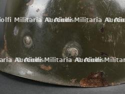 Casque de la 2ème DI US avec impact et identifié. — miniature 19