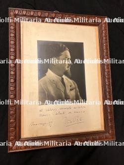 Photo dédicacée de Italo Balbo. Signed photo of Italo Balbo.