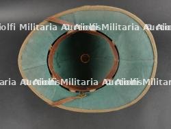 Casque tropicale du 22ème Bataillon d’Artillerie Alpine. Tropical helmet of the 22nd Alpine Artillery Battalion. — miniature 4