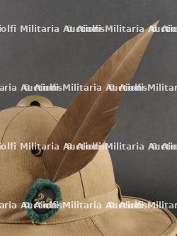 Casque tropicale du 22ème Bataillon d’Artillerie Alpine. Tropical helmet of the 22nd Alpine Artillery Battalion. — miniature 6