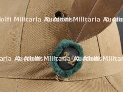 Casque tropicale du 22ème Bataillon d’Artillerie Alpine. Tropical helmet of the 22nd Alpine Artillery Battalion. — miniature 7