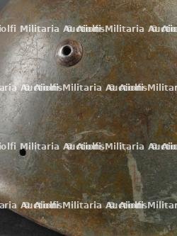 Casque italien de l’artillerie de montagne. Italian mountain artillery helmet. — photo 5
