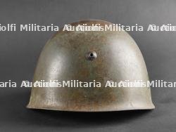 Casque italien de l’artillerie de montagne. Italian mountain artillery helmet. — photo 6