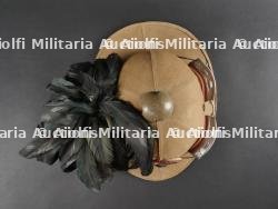 Casque tropicale du 8ème Régiment Bersaglieri. Tropical helmet of the 8th Bersaglieri Regiment. — miniature 4