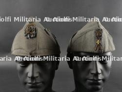 Bustina d’officier de la MVSN de fabrication artisanale. Homemade MVSN officer bustina. — miniature 2