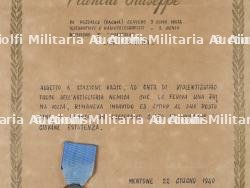 Médaille d’argent pour la Valeur Militaire. Silver medal for Military Valor. — miniature 4