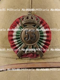 Casque tropicale du 53ème Régiment d’Infanterie. Tropical helmet of the 53rd Infantry Regiment. — miniature 3