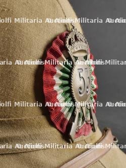 Casque tropicale du 53ème Régiment d’Infanterie. Tropical helmet of the 53rd Infantry Regiment. — miniature 13