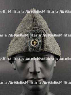 Deux calots troupe de l’armée Royale italienne. Two Royal Italian Army troop caps. — photo 2