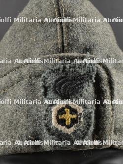 Deux calots troupe de l’armée Royale italienne. Two Royal Italian Army troop caps. — miniature 3