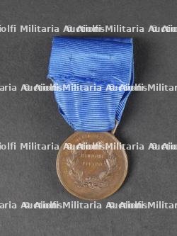 Médaille de la Valeur Militaire en bronze. Bronze Military Valor Medal. — miniature 2