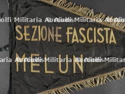 Fanion de la section fasciste de Melun. Melun fascist section pennant. — miniature 2