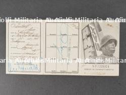 Lot de cartes de membres d’associations fascistes. Batch of membership cards for fascist associations. — photo 10